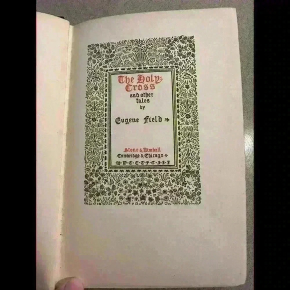 The Holy Cross and Other Tales- belonged to the first bishop of Lexington rare - Picture 5 of 8